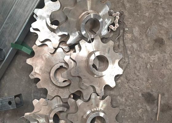 DIN Sprocket 24B 28B 32B Δαχτυλίδι με δόντια 10mm και υλικό C45