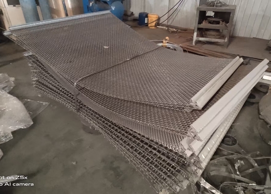 6m μήκος χρώμα ζωγραφισμένο 16mm Woven Wire Screen για θρυμματιστικό