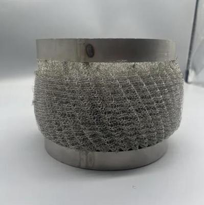 Distillation Column Copper Knitted Wire Mesh Packing with 0.16mm Wire Diameter 60mm Width and High Filtering Efficiency