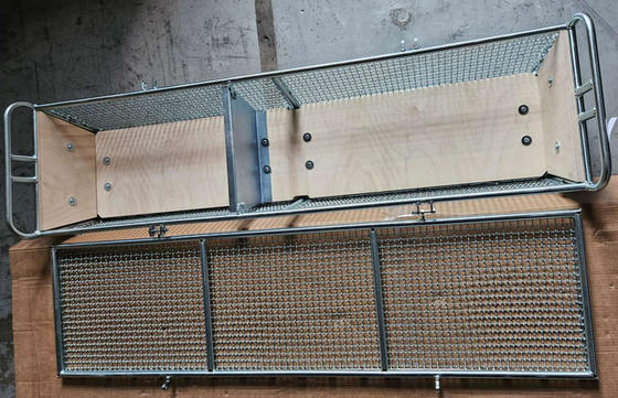 Κουζίνα 304 καλάθι 300x197x70mm αποθήκευσης πλέγματος καλωδίων ανοξείδωτου