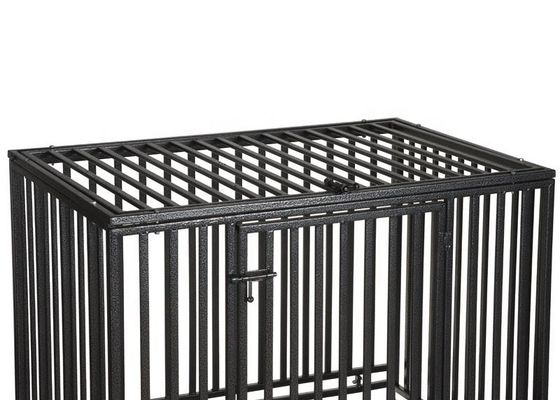 Μέταλλο που διπλώνει το πτυσσόμενο σπίτι σκυλιών της Pet με το μετακινούμενο δίσκο