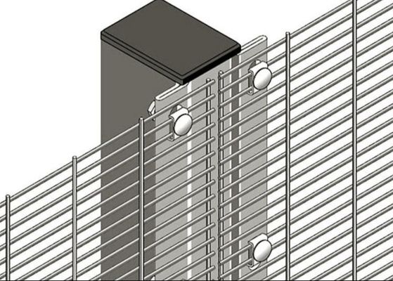 Ο χάλυβας αντι αναρριχείται στη υψηλή ασφάλεια περίφραξης πλέγματος καλωδίων 358