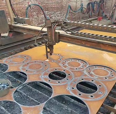 Διάτρητο φύλλο ανθρακούχου χάλυβα SS400 για πλάκα διαλογής