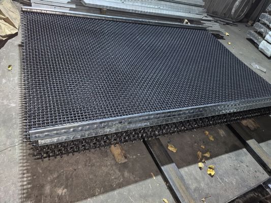 Ο χάλυβας υψηλού άνθρακα πτύχωσε την υφαμένη δόνηση πλέγματος καλωδίων