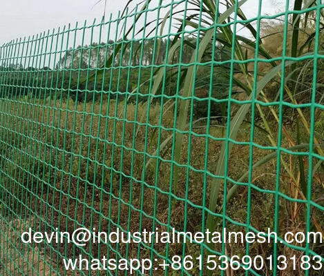 Χόλαντ Wire Mesh Euro Wire Welded Mesh Μαύρο σύρμα συγκολλημένο PVC επικαλυμμένο