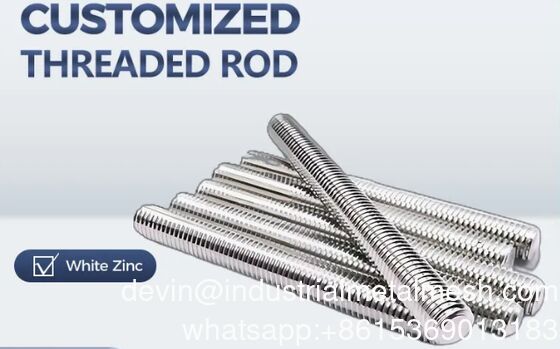 Εργοστασιακή Τιμή Stud Bolt Βίδες με Σπείρωμα Βίδες με Σπείρωμα Διπλού Άκρου Stud Bolts HDG Μαύρο M22 M24