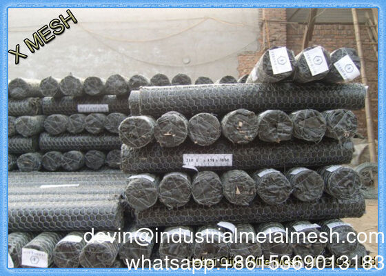 Επικάλυψη PVC τετράγωνο κοτόπουλο κουζίνα Έκταγωνικό σιδηροτροχιακό πλέγμα πλέγμα φράχτη