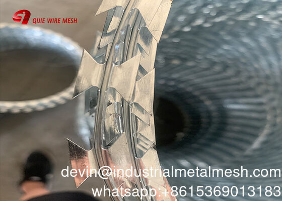 75X150mm Πλέγμα Συρματοπλέγματος με Αγκάθια και Οπές για Πάνελ Φράχτη