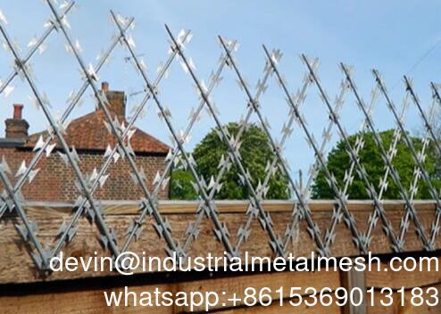 1.8 M High Welded Razor Wire Mesh Diamond Razor Wire Mesh Popular in South Africa