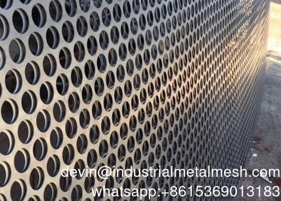 Ανοξείδωτο ατσάλι 304 στρογγυλή οπή διάτρητο μεταλλικό πλέγμα