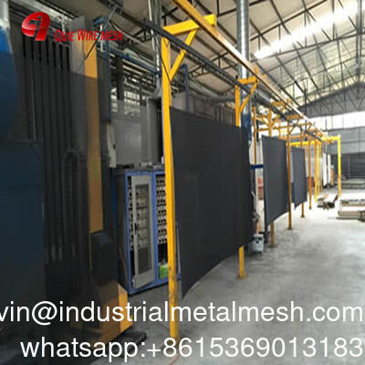 304 Μαύρη σκόνη επικαλυμμένη από ανοξείδωτο χάλυβα οθόνη ασφαλείας πόρτας παράθυρο έντομα