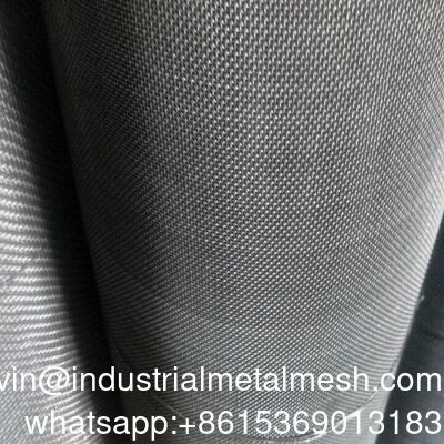 Πλέγμα από ανοξείδωτο χάλυβα 304 316 με ύφανση twill, μεγάλο, μονόχρωμο