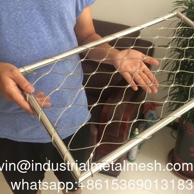 Large Open-Air Stainless Steel Steel Wire Cable Rope Bird Enclosure Mesh