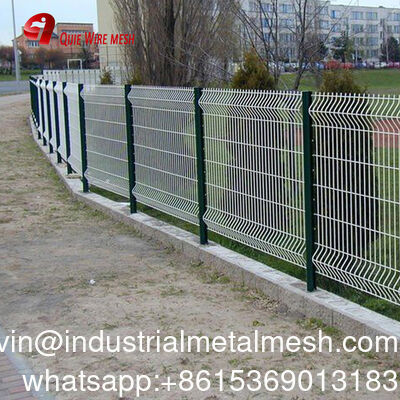 PVC Coated 3D Bending Wire Meshf Fence 50X200mm Curved 50X100 Galvanized Steel Welded Wire Mesh Fence