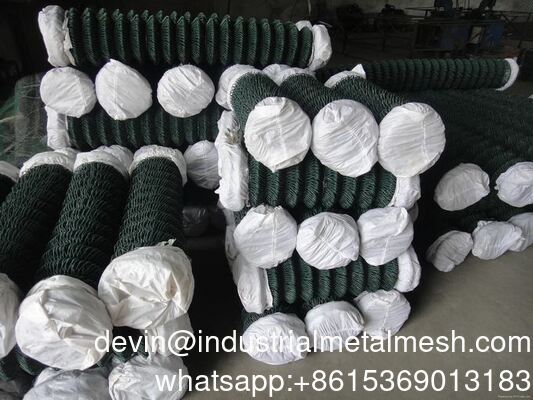 Φαρμακείο OEM Cyclone Wire Mesh PVC Ζεστό βουτηγμένο γαλβανισμένο φράχτη αλυσίδας