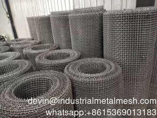 Customized Stainless Steel Crimped Mining Wire Mesh