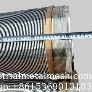 S32750 18S/Q35-12mm Προφίλ Πλήρης συγκολλημένη καυσόξυλη οθόνη