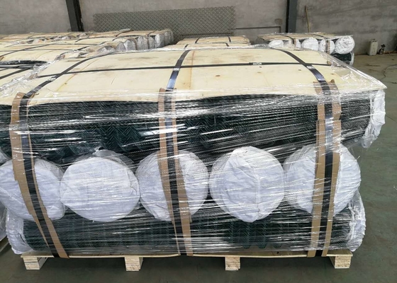 Το PVC έντυσε τον καυτό βυθισμένο γαλβανισμένο φράκτη 1mx30m συνδέσεων αλυσίδων ρόλος