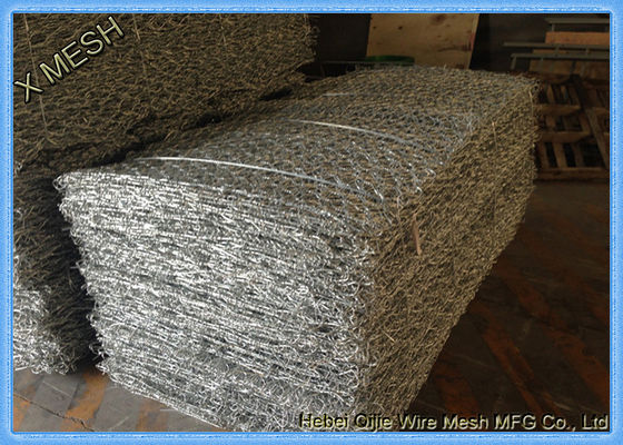 Selvedge εξαγωνικό γαλβανισμένο καλάθι 4.0mm Gabion καλωδίων Dia