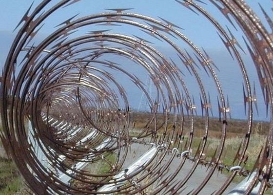 Bto-22 περιφράζοντας οδοντωτό ανοξείδωτο PVC ταινιών bto-60 cbt-65 γαλβανισμένο κονσερτίνα