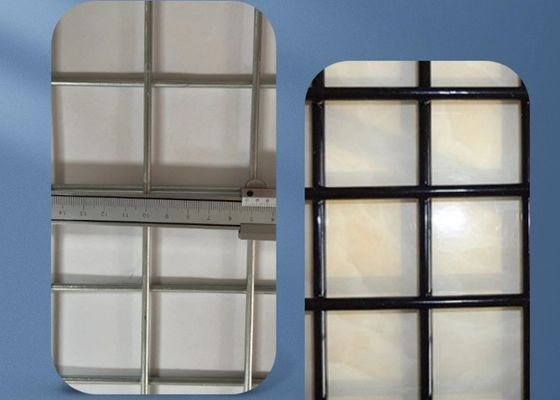 100 X 100 mm Ζυγισμένα φύλλα πλέγματος / συγκολλημένο πλέγμα πλέγματος