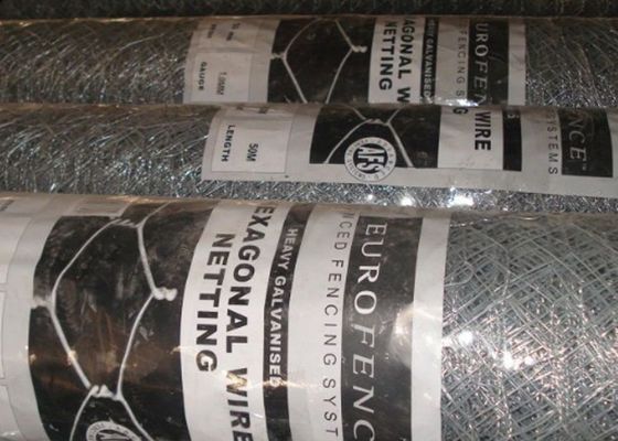 Pvc γαλβανισμένο 0,6mm Dia εξαγωνικό συρμάτινο πλέγμα κοτόπουλου 3/4 ιντσών άνοιγμα