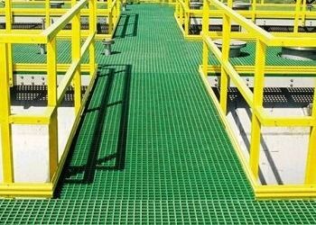 Τετράγωνο Πλέγμα 20*20*40 Fiberglass / FRP Χυτευτή Σχάρα Υψηλής Αντοχής Ανθεκτική στη Διάβρωση