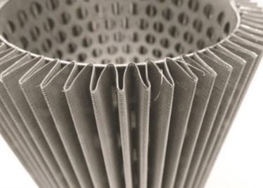 Pleated Polymer Candle Filter Wire Mesh For Filtration