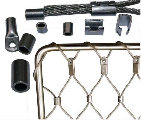 SS 304 316 Ευέλικτο Ζωολογικό Δίκτυο Κλουβί Μαϊμού Ατσάλινο Σύρμα Δαχτυλίδι Για Ζωολογικό Κήπο