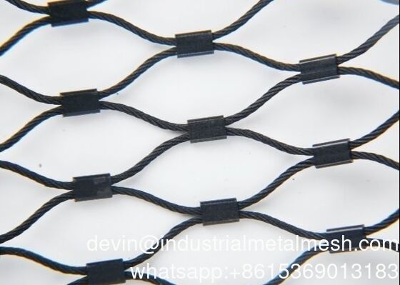 Διαμαντένιο πλέγμα από ανοξείδωτο χάλυβα με συρματόσχοινο για κιγκλιδώματα