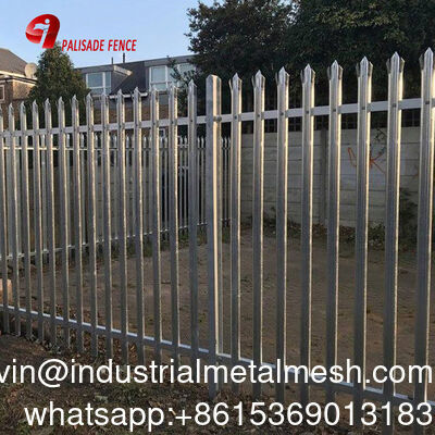 Powder Coated and HDG Steel W Pale Palisade Fencing Manufacturer