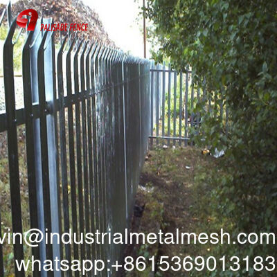 Γενική σχεδίαση Βιομηχανικός κήπος Powder Coating Metal Galvanized Steel Palisade Fence Panel για εξωτερικά