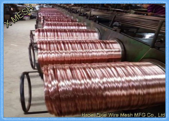 ο χαλκός 2.25x0.5mm έντυσε το επίπεδο ράβοντας καλώδιο για τα κουτιά από χαρτόνι χαρτοκιβωτίων