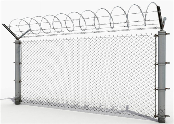 6ft X 50ft 9 μετρητής 1.2m βιομηχανική περίφραξη συνδέσεων αλυσίδων